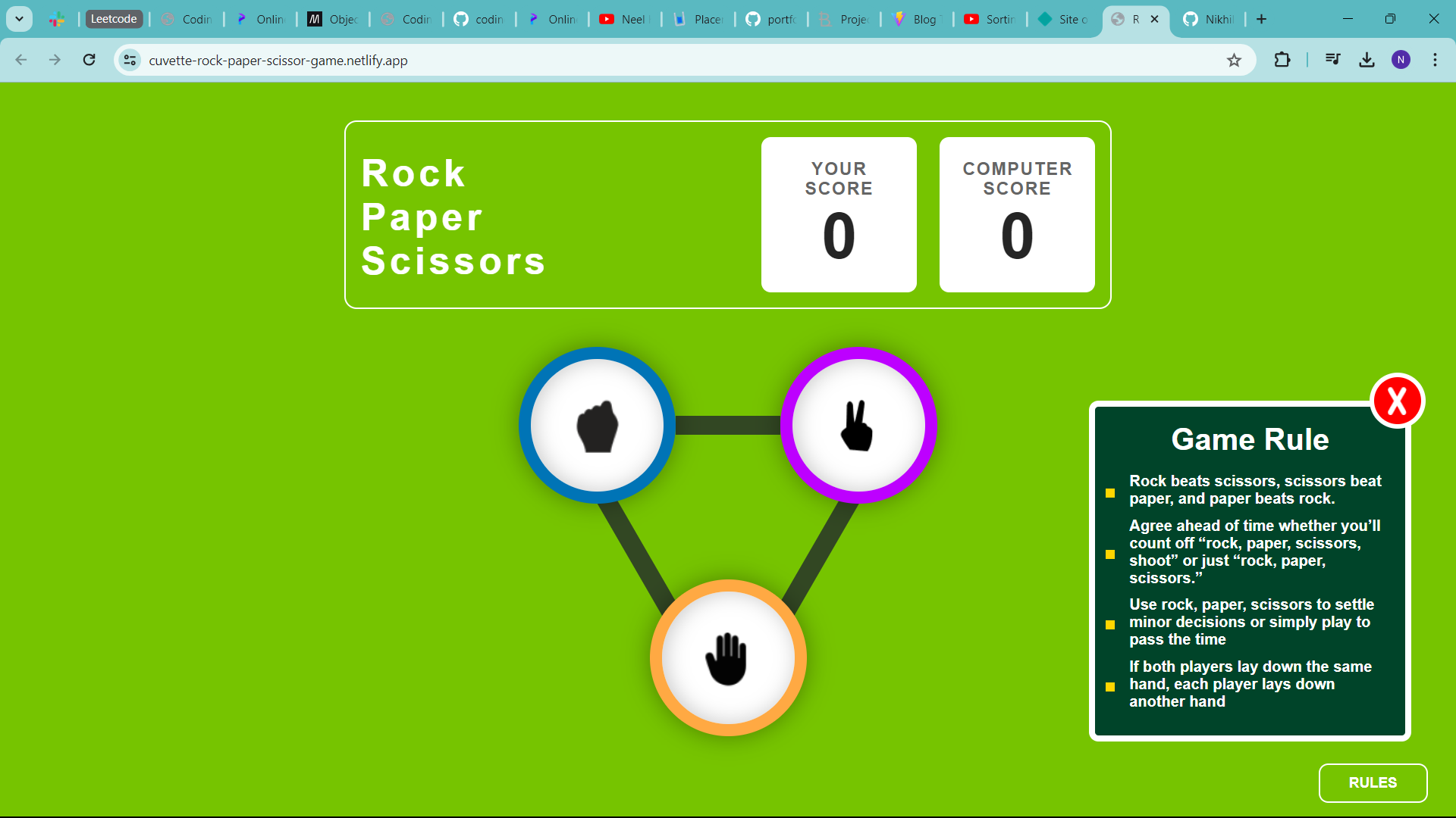 Rock Paper Scissor Image